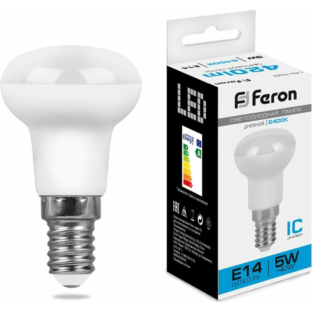 Светодиодная лампа FERON LB-439 5W 230V E14 6400K