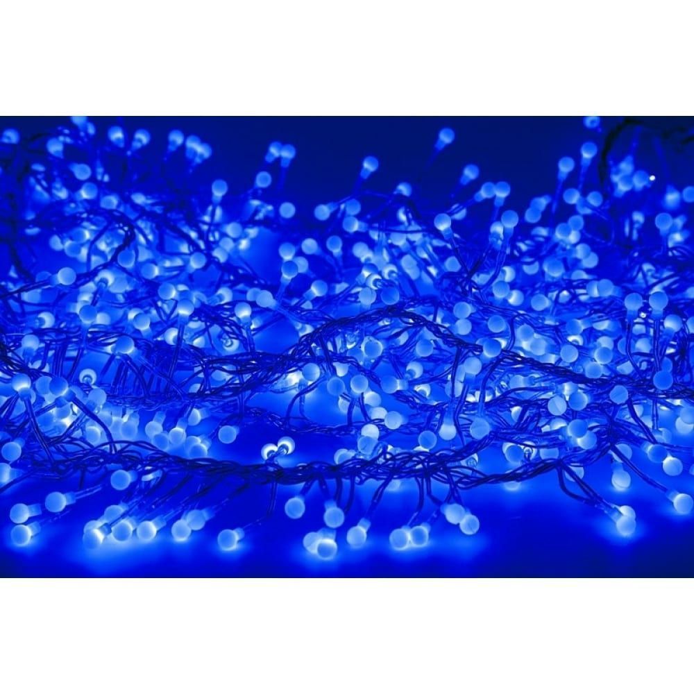 Гирлянда Neon-Night Мишура 3м, прозрачный ПВХ, 288LED синие
