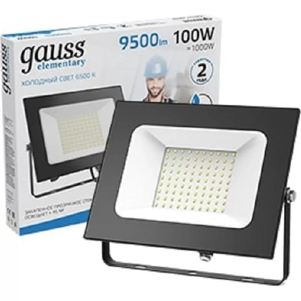 Светодиодный прожектор Gauss LED 100W IP65 6500К