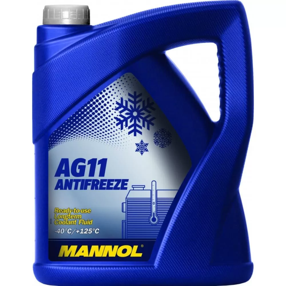 Готовый раствор охлаждающей жидкости MANNOL ANTIFREEZE LONGTERM AG11