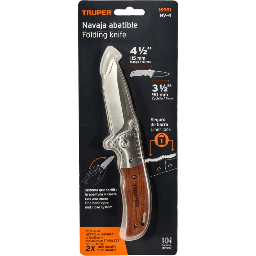 Складной нож Truper NV-4