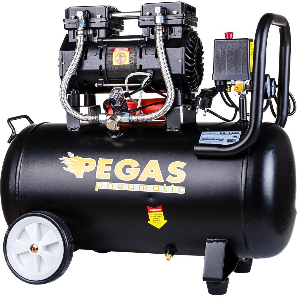 Бесшумный безмасляный компрессор Pegas pneumatic PG-1400