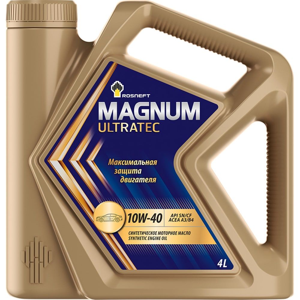 Синтетическое моторное масло Роснефть Magnum Ultratec 10W-40 SN-CF