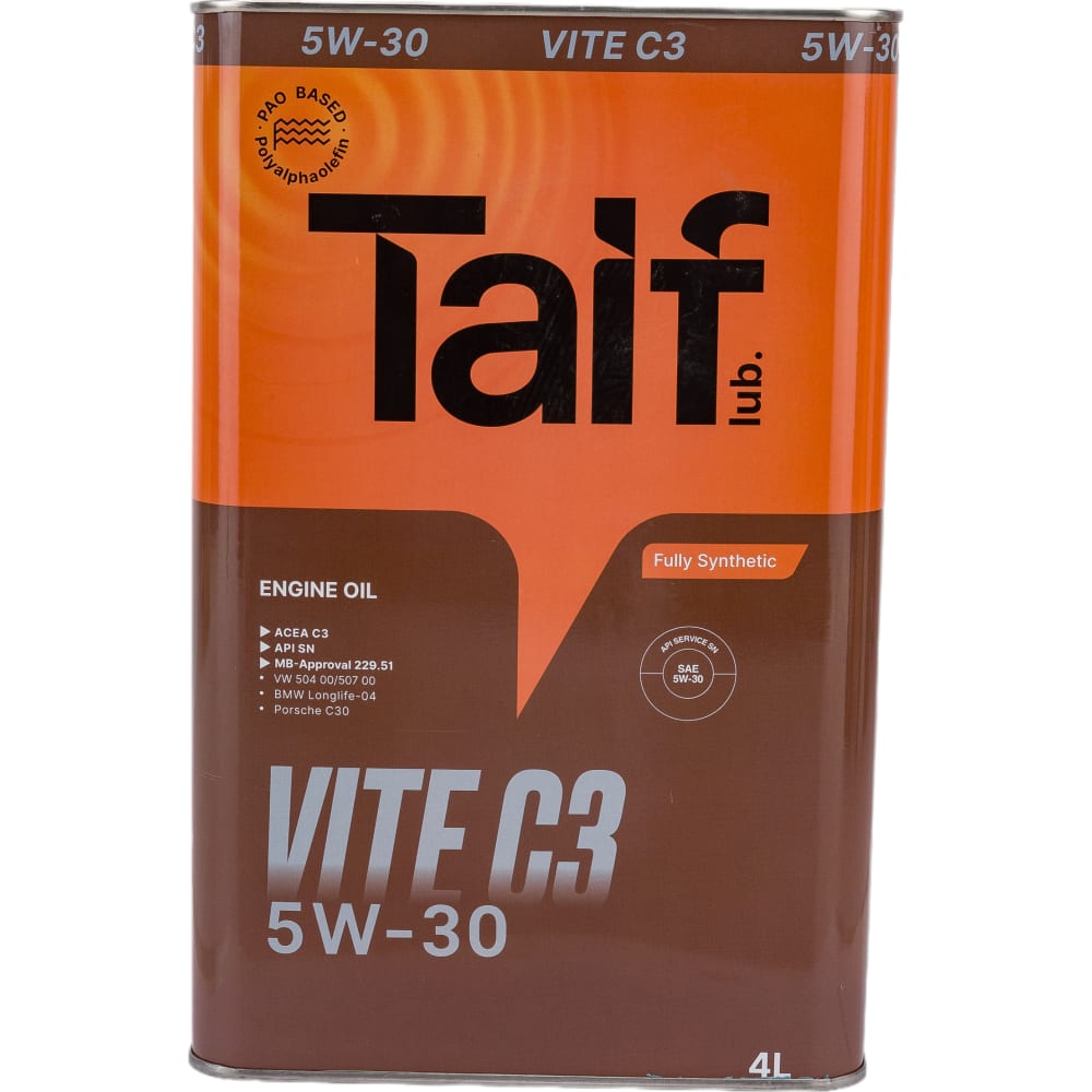 Синтетическое моторное масло TAIF TAIF VITE 5W-30
