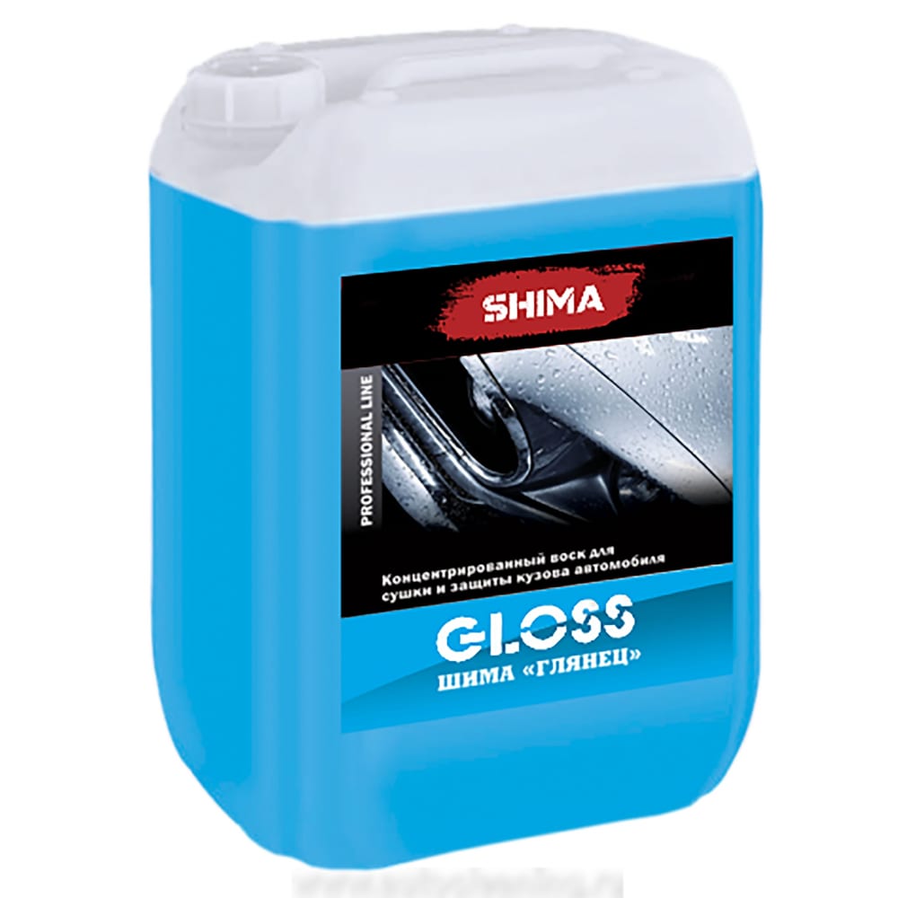 Концентрированный воск для сушки и защиты кузова автомобиля SHIMA GLOSS