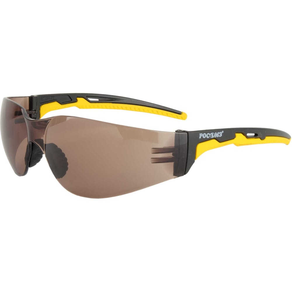 Защитные открытые очки РОСОМЗ о15 hammer active strong glass коричневые