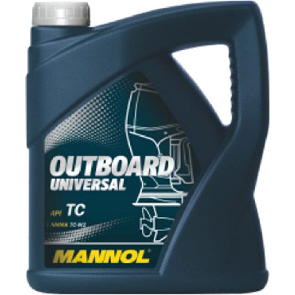 Двухтактное масло 4T для лод.моторов MANNOL Outboard Universal 4л 1429