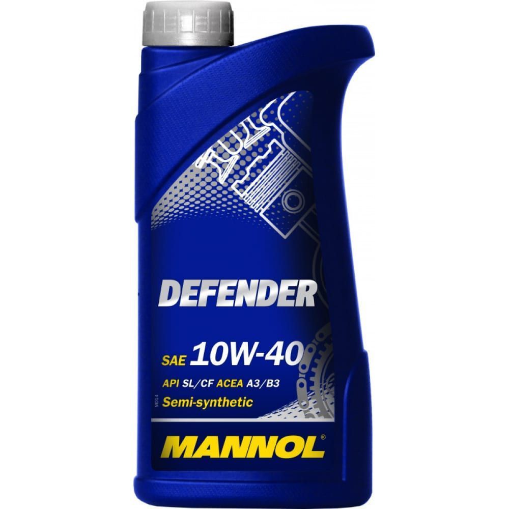 Полусинтетическое моторное масло MANNOL DEFENDER 10W40