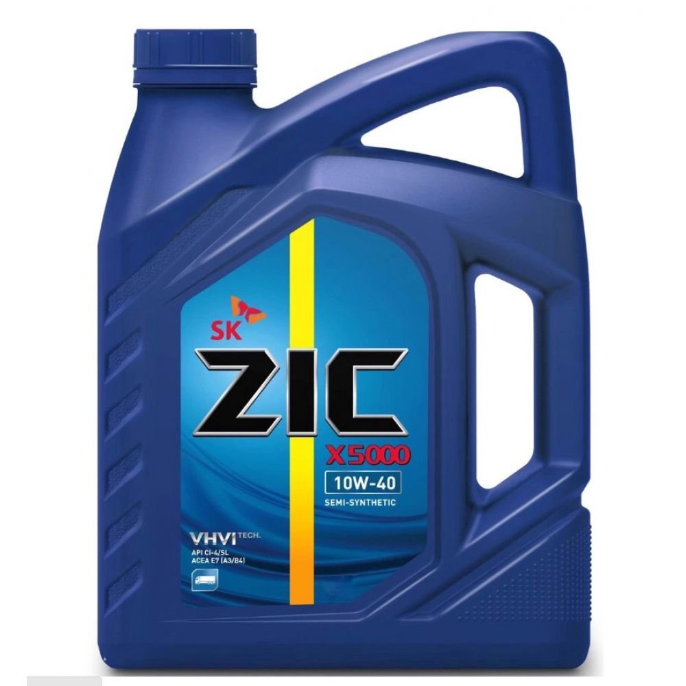 Полусинтетическое масло для грузовых авто zic X5000 10w40