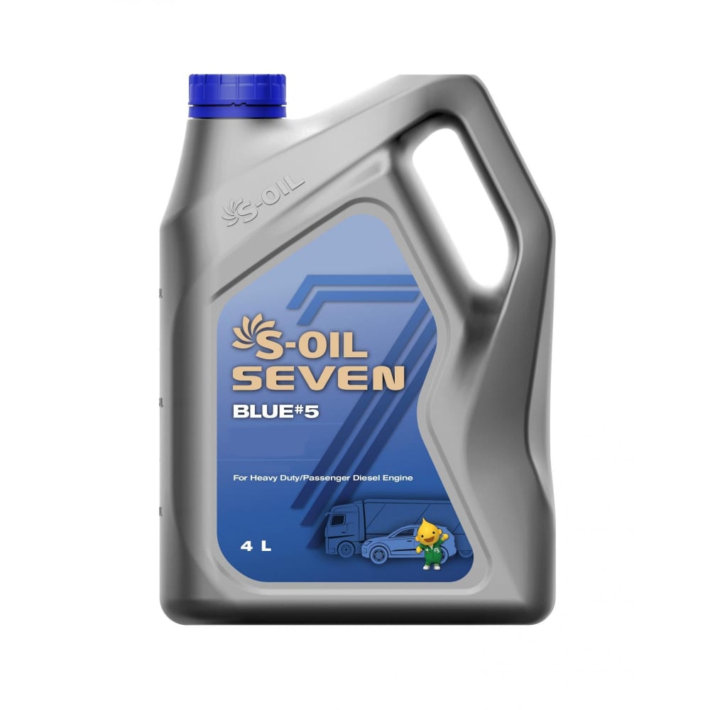 Моторное масло S-OIL SEVEN BLUE#5 CH-4/SJ 15W-40