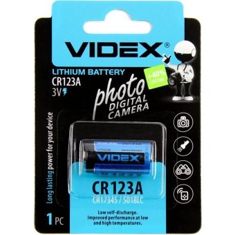 Литиевый элемент питания Videx VID-CR123