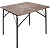 Складной квадратный стол Комплект-Агро Бистро