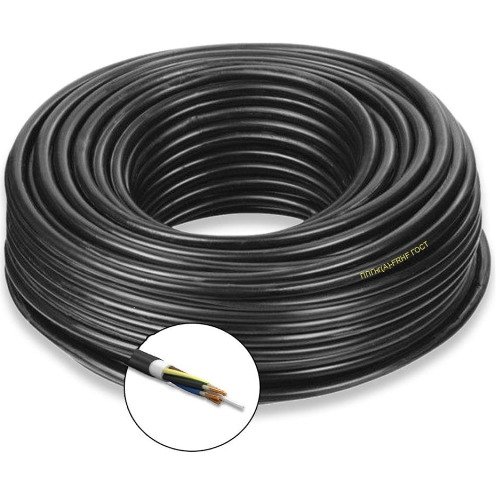 Силовой кабель ПРОВОДНИК ппгнг(a)-frhf 5x2.5 мм2, 30м