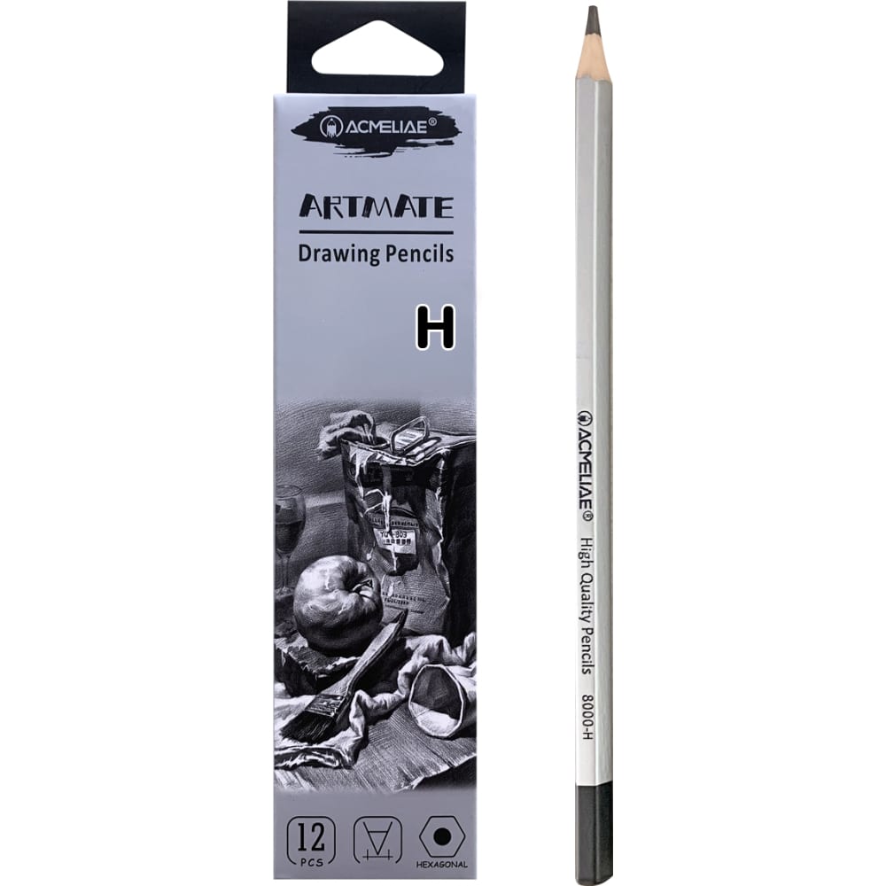 Чернографитный карандаш ACMELIAE 8000-H EAN