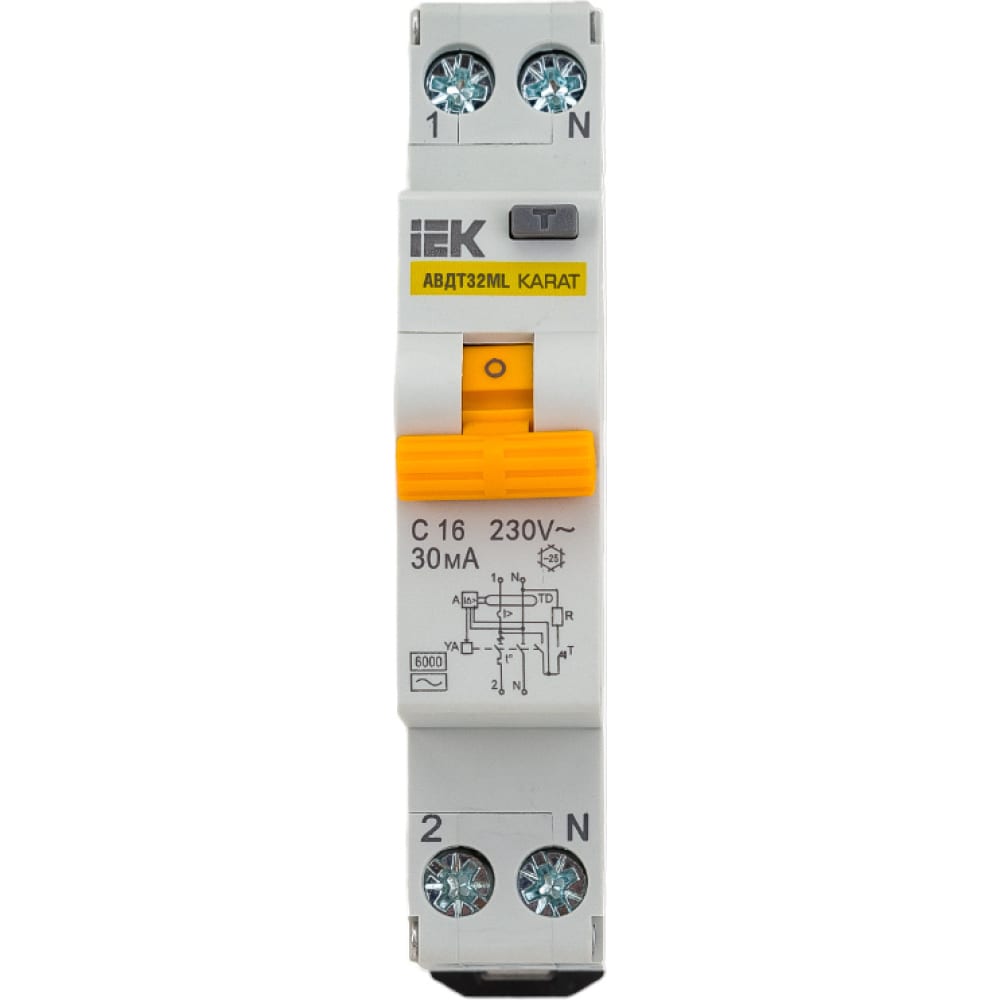 Автоматический выключатель дифференциального тока IEK АВДТ32МL