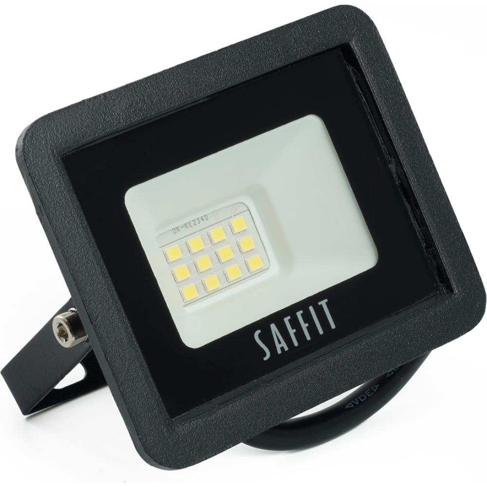 Светодиодный прожектор SAFFIT SFL90-10, черный