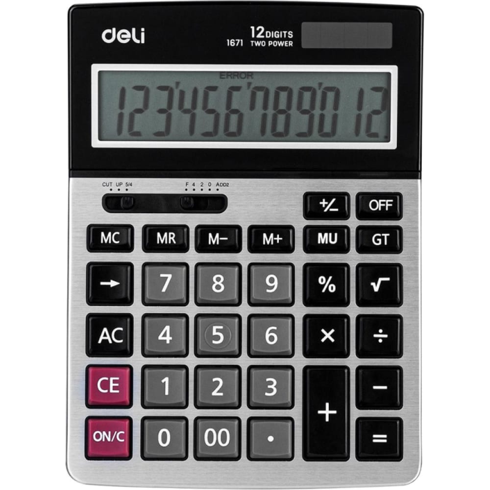 Настольный полноразмерный калькулятор DELI e1671