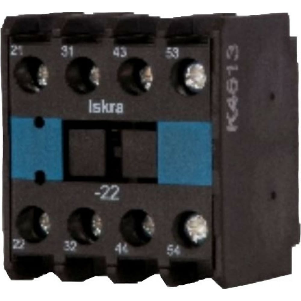 Блок-контакт для контакторов серии KNL22-KNL38 iskra NDL3-02