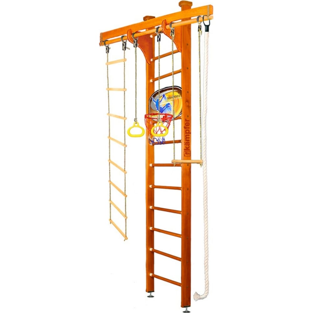 Шведская стенка Kampfer Wooden Ladder Ceiling Basketball Shield, №3