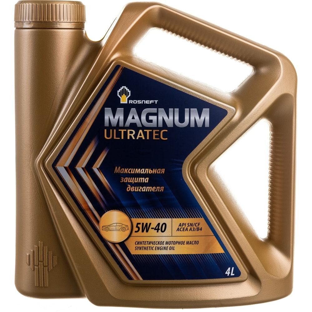 Синтетическое моторное масло Роснефть Magnum Ultratec 5W-40 SN-CF