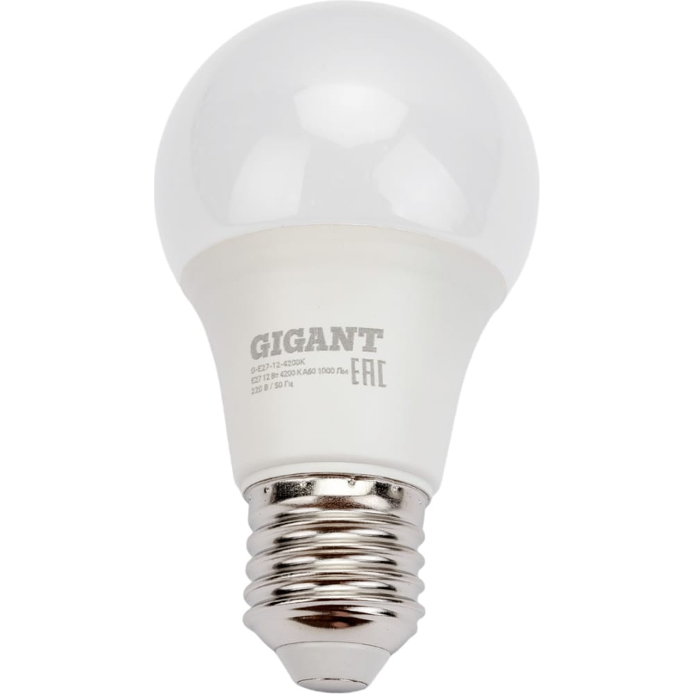 Светодиодная лампа Gigant G-E27-12-4200K