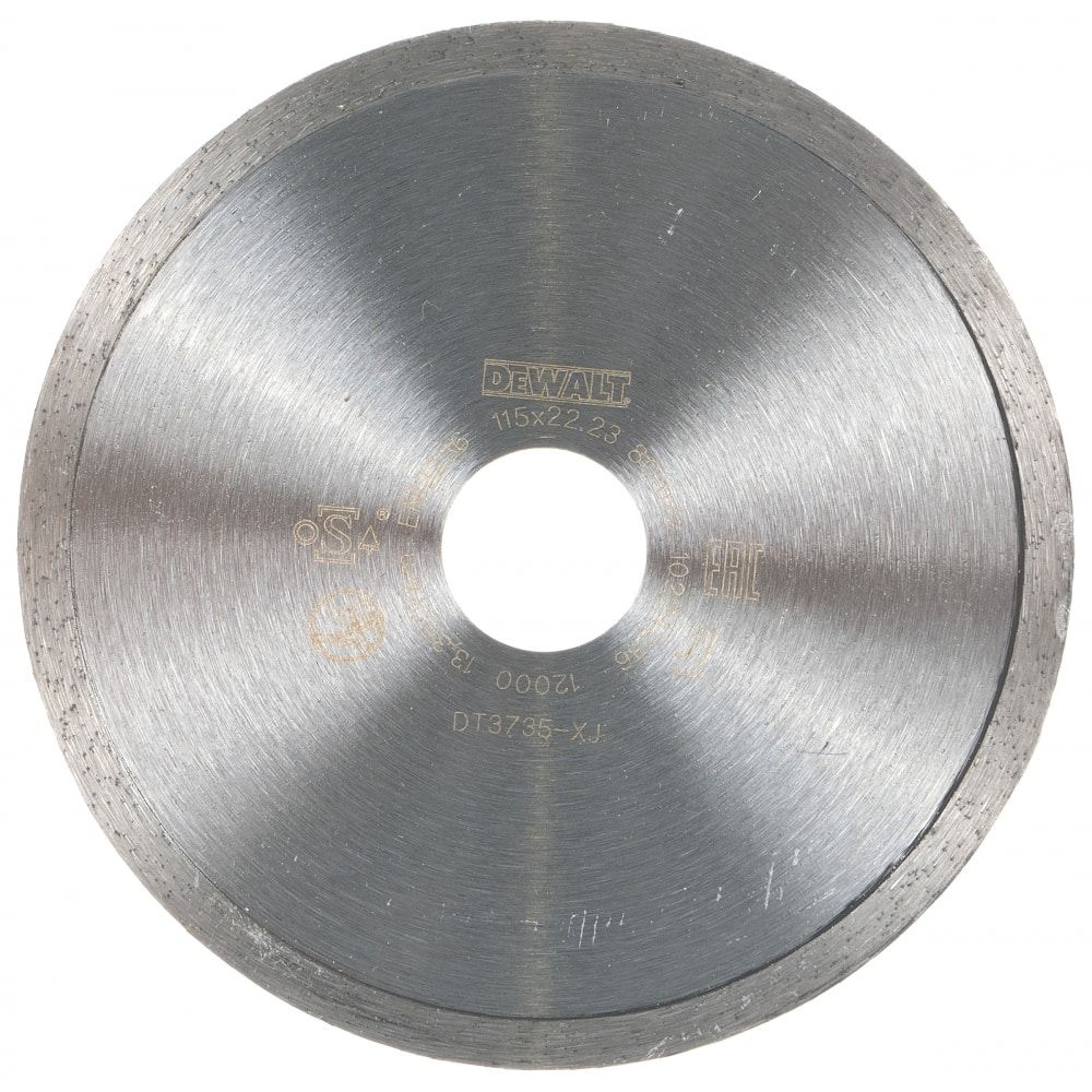Отрезной алмазный диск для ушм Dewalt DT 3735