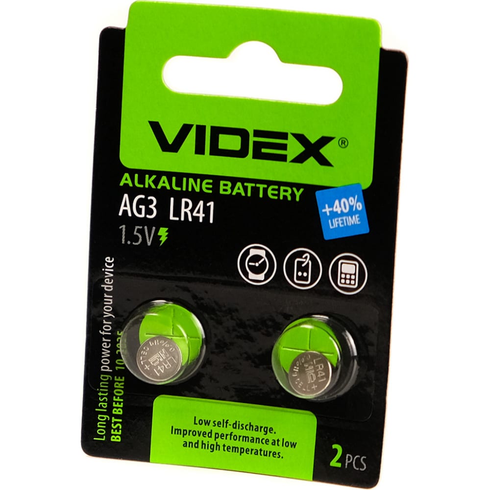 Щелочная-алкалиновая батарейка Videx VID-AG03-2BC