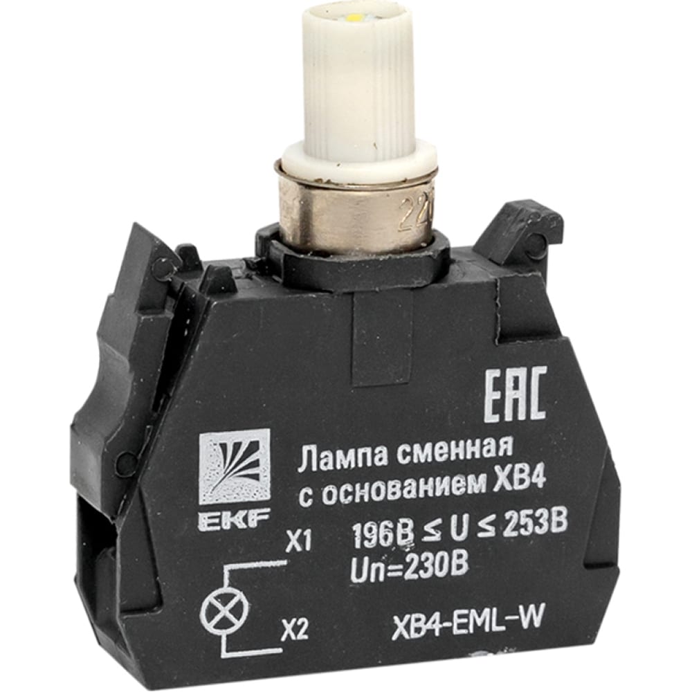 Сменная лампа EKF XB4-EML-W
