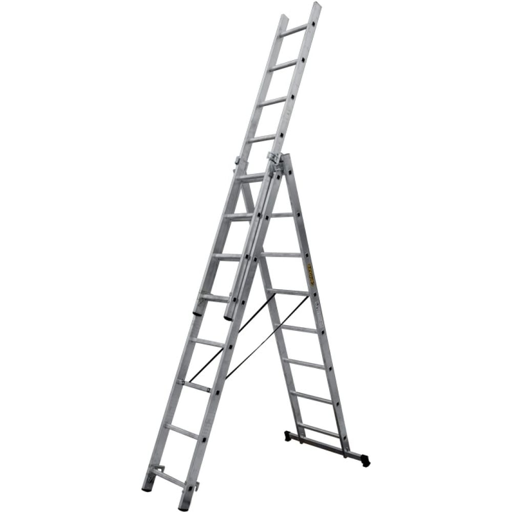 Трехсекционная раскладная лестница НАШ 111308