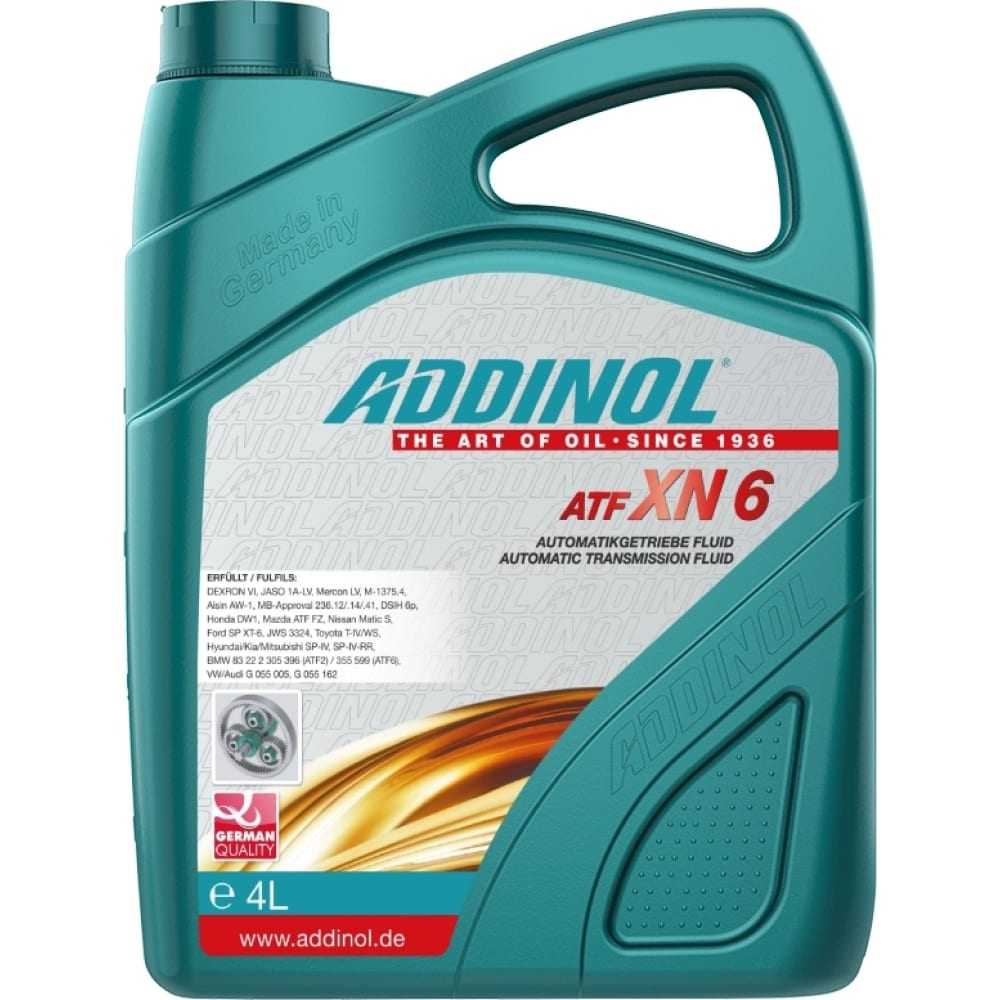 Трансмиссионное масло Addinol ATF XN 6