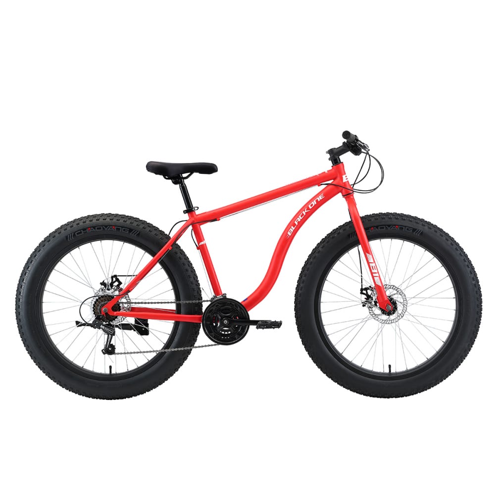 Велосипед Black One красный/белый, размер рамы 20"