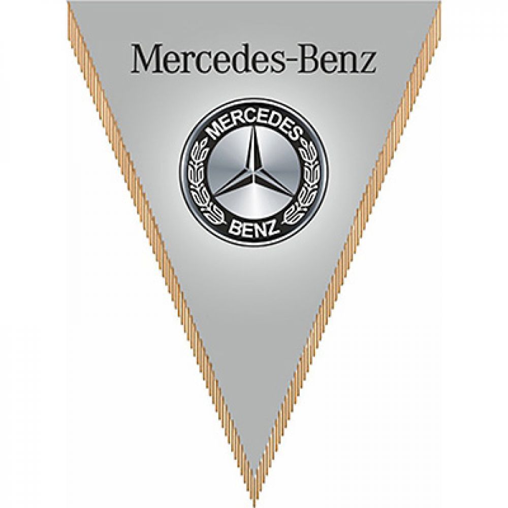 Треугольный автомобильный вымпел SKYWAY Mersedes-Benz