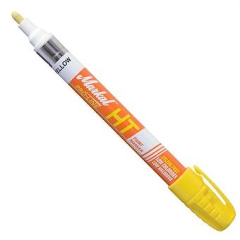 Термостойкий маркер-краска Markal до 1000C 3 мм, жёлтый